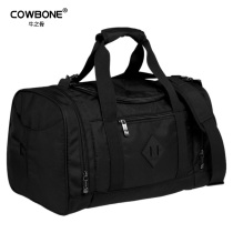 Cows bone large-capacity travel bag Mens leisure sports fitness bag womens shoulder messenger bag portable short-distance travel bag