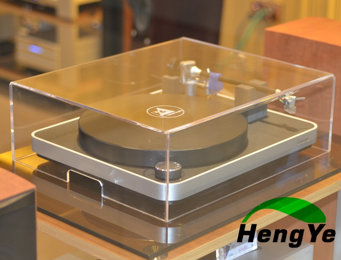 Clearaudio clear LP black adhesive record machine singing disc Concept special acrylic dust cover