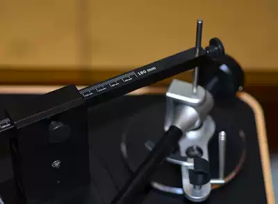 Japanese GT MKII LP vinyl turntable phono position vocal arm wheelbase adjustment ruler