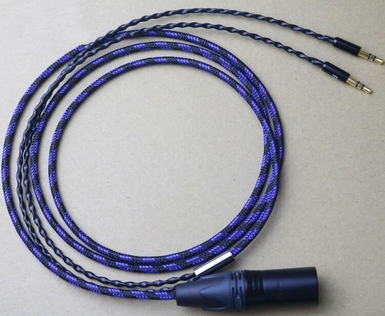 8-core copper-silver mixed T5P second generation T1P D7200 PM-3 Z7 edx headphone upgrade line 4 4 ​​balance line