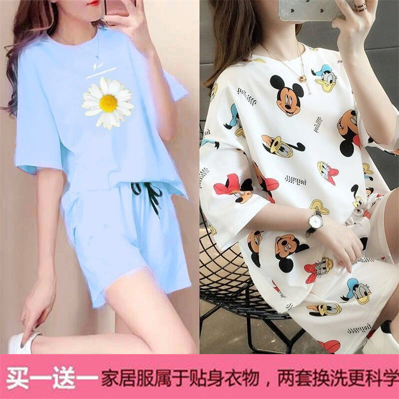 Шорты, спортивный костюм для отдыха, комплект, короткая летняя одежда, короткий рукав, для бега, сезон 2021 для девушки 