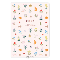 Australia kikki K cute mini one day page 2021 work schedule day small portable account