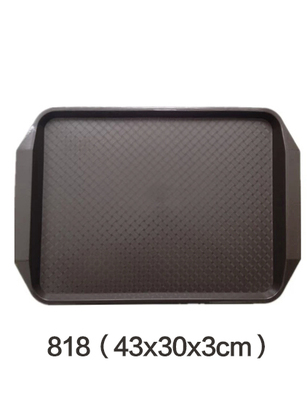 McDonald's KFC Hotel restaurant Binaural plastic brown fast food plate Fast food tray Multi-purpose plate