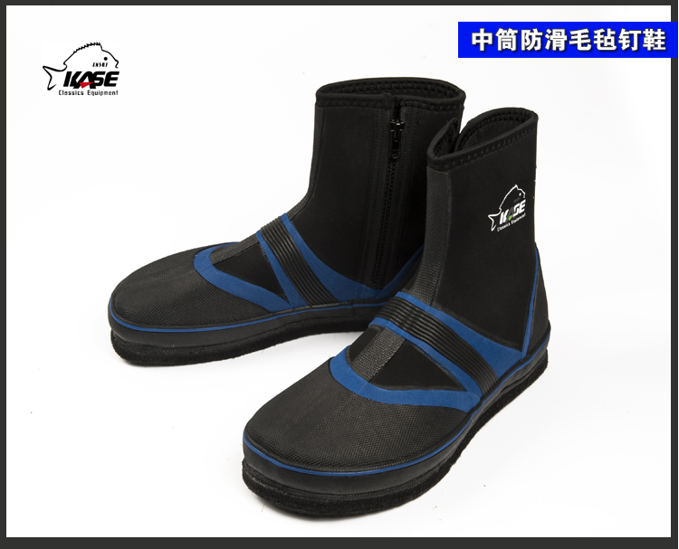 KASE Kaith Sea Fishing Shoes Non-slip Nails Shoes Fishing Shoes Den Reef Shoes Rock Fishing Shoes For Creek Shoes Felt Bottom Nail Shoes