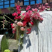 Белые бамбуковые плоты, ширина 50см, длина 3м, 1 ряд.