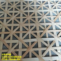 Большие рисовые символы/1 квадратный бамбуковый лист 1,5 см 1 см