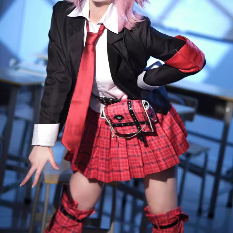 Ayumu Cosplay Costume, Guardian Sweetheart Ayumu Cosplay Costume, Nishikino Ayumu School Uniform Cosplay Full Set