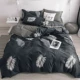 Một gia đình bốn bông chăn bông trải giường chăn Đại học Mikasa ký túc xá ba mảnh giường vải phòng ngủ - Bộ đồ giường bốn mảnh