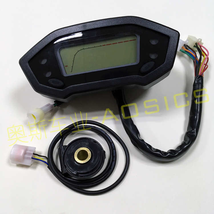 Quái Vật nhỏ Xe Máy Meter Quái Vật Nhỏ Phụ Kiện Xe Máy Quái Vật Kỹ Thuật Số Instrument LCD Meter Hiển Thị đồng hồ xe máy sirius