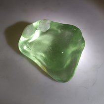Inner Mongolia Alxa strange stone Ayu Gobi stone big beach hand piece translucent green gemstone real shot