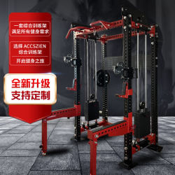 Accszien Little Flying Bird Comprehensive Squat Training Rack Home Gym Multifunctional Smith Squat Bench Press Rack