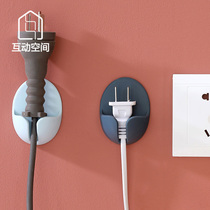 Power plug Hook Powerful Viscose No-scratched home Dormitory Wall Wire Wall-mounted Hook Stick Hook Free