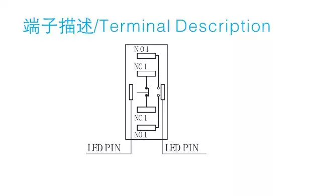 不鏽鋼LED燈22MM實體店金屬按鈕開關J22-371平頭自鎖帶燈汽車開關