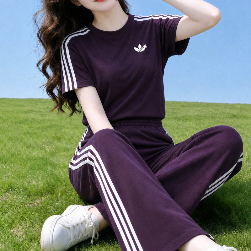 Outlet High-End Brand Sports Suit 2026 Summer Outdoor Fashion Casual Badminton Tennis Long Pants Cotton Women's Clothing Outlet High-End Brand Sports Suit 2026 Summer Outdoor Fashion Casual Badminton Tennis Long Pants Cotton Women's Clothing
