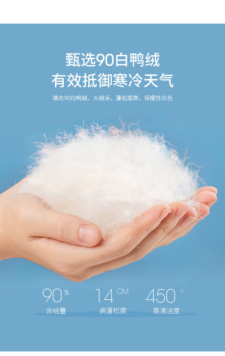 高梵 女士 90白鸭绒 时尚轻薄羽绒马甲 图4