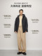 【高梵黑金鹅绒服】风衣壳5.0男户外2025年冬季5分连帽黑色外套