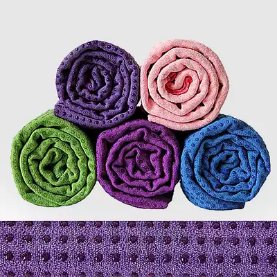 Yidang thick silicone non-slip towel yoga mat fitness sports blanket tasteless yoga mat towel
