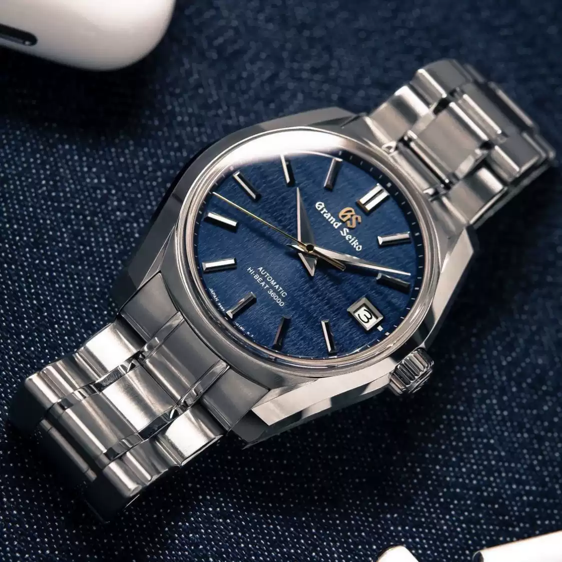 四季秋月夜】GrandSeiko冠蓝狮大精工gs官方机械钢男表SBGH273G