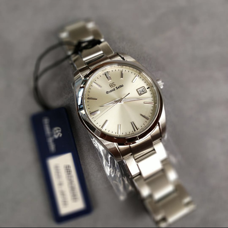 [Sunset at Dusk] Grand Seiko Blue Lion Large Seiko Gs Official Steel Strap Men's Watch Formal Sbgx263G