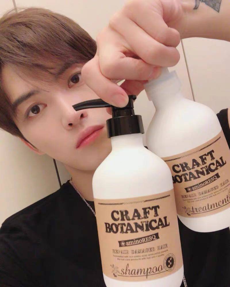 Japan's native aminoRESQ craft botanical plant amino acid fragrance shampoo conditioner