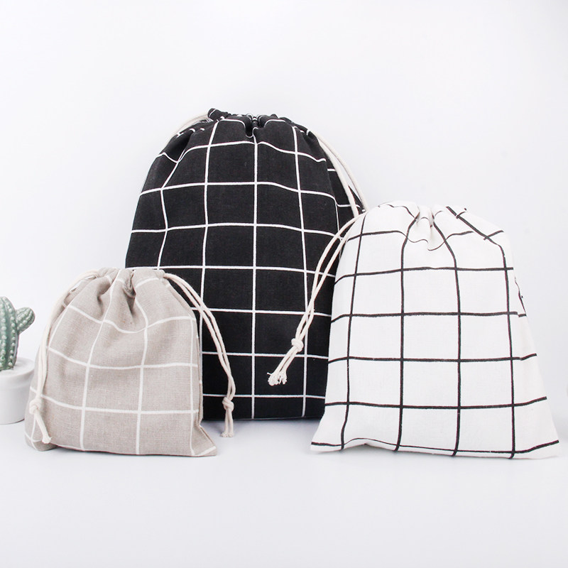 Cotton Hemp Luggage Bunches Cashier Bag Travel Split Bag Clothes Bags Clothing Bag Clothing Lingerie Bag Finishing Bags