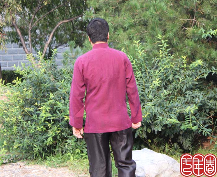 [Năm xuân] Xiangyun sợi tay áo truyền thống Tang phù hợp với áo sơ mi nam Quần áo lụa Trung Quốc Áo dài tay dân tộc bộ thổ cẩm