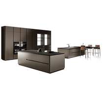 Gold Medal Cabinet Customized Kitchen Cabinet Quartz Stone Countertop Integrated Kitchen Home Stove Integrated Small Apartment Decoration