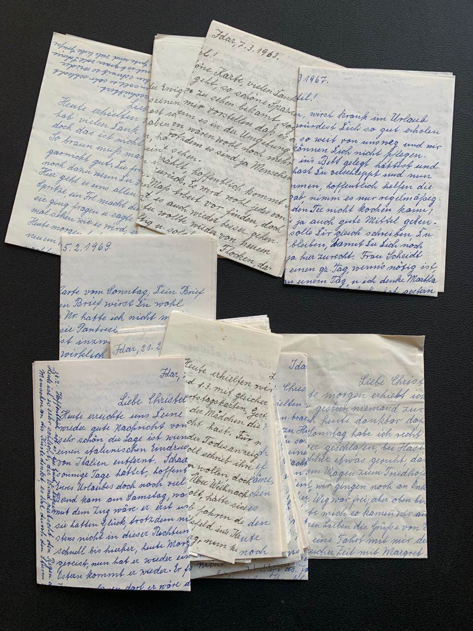 Blind Box Handbill Antique Paper Foreign Early Handwritten Letter Manuscript Letter Paper Random copy of the presentation-Taobao