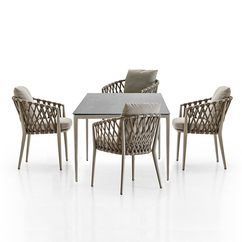 Outdoor tables and chairs combined casual vine editorium outdoor outdoor terrace chair small tea few three pieces of rock plate table