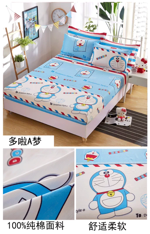 Một mảnh giường trẻ em trượt 1,2 triệu bông phim hoạt hình bedspread bông 1,5m 1,8 Li mỏng mat tùy chỉnh bảo vệ tay - Trang bị Covers Ga phủ giường là gì