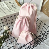 Girl heart drawstring bag jewelry packaging bag storage bag small cloth bag pink candy bag bag bag storage bag