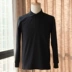 Áo thun polo tay dài nam và nữ mặc áo blouse giản dị đội áo khoác mùa thu đông áo thun cotton nam Polo
