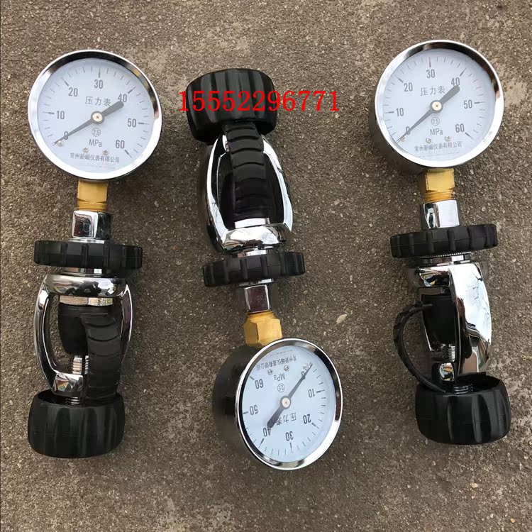 Diving Pressure Meter Surface Diving Side Press Sheet Diving Gas Cylinder Air Pressure Meter Residual Pressure Gauge Non Underwater