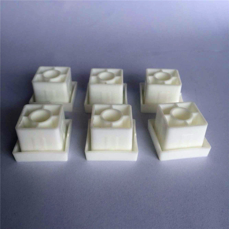 25 * 25 square plastic choke plug 25 mm through hole square tube choke flow plug railing square tube Senese choke plug pipe stopper