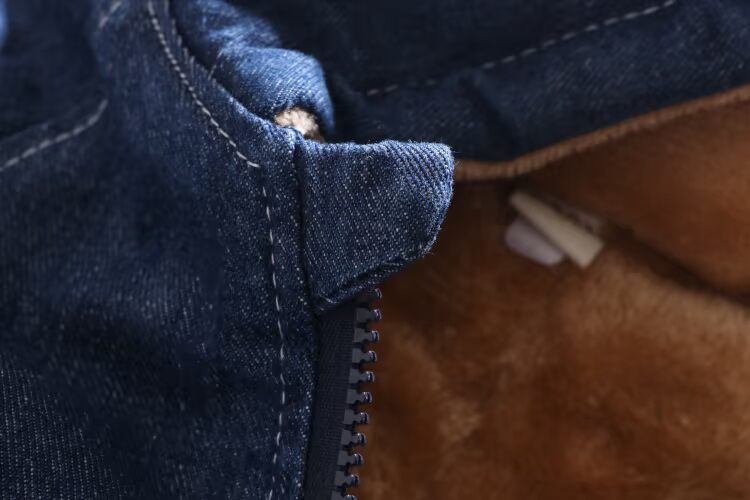 Áo khoác bé trai cotton cộng với denim nước ngoài cộng với áo khoác nhung cho bé trai dày 1 3 tuổi 2 mùa thu đông mùa đông 4 quần áo trẻ em mùa đông bexinhshop shop