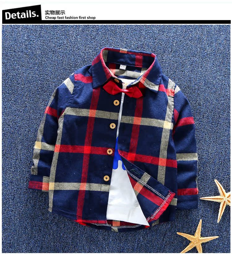 Chemise garcon à manche longue - Ref 2075624 Image 25