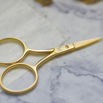 British imported Merchant Mills carry-on sewing tool portable tailor scissors small golden scissors