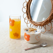 MSS Meow Warlock original heat-resistant milk coffee milk tea juice yogurt Korean glass kettle Net red tide ins