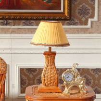 Real rattan table lamp Rattan furniture