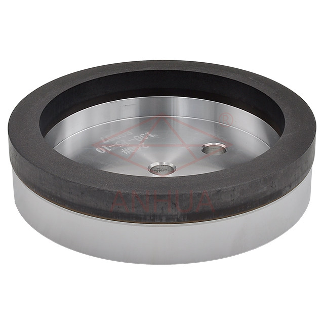 Anhua sharper quality black sand resin wheel detractors straight side bilateral machine to grain rock plate grinding wheel