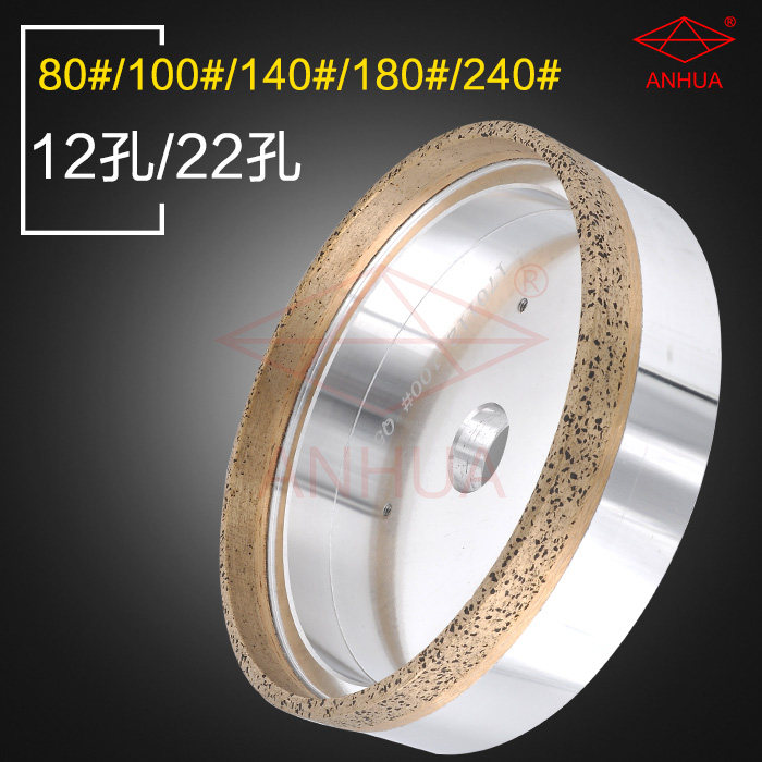 Anhua glass grinding wheel beveling machine diamond wheel bronze emery wheel glass grinding bevel rock plate grinding wheel