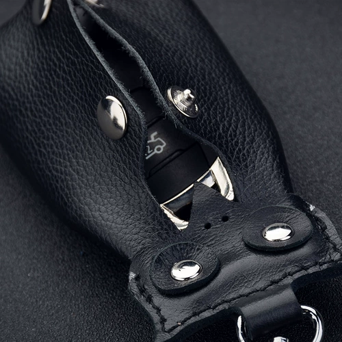 Мультяшный брелок для домашнего использования, замок, мужская ключница, кожаные ключи от машины, сова, из натуральной кожи