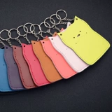 Кожаный картхолдер, мультяшная сумка через плечо, чехол для проездного, мужской автобус, «сделай сам», из натуральной кожи