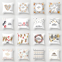 Christmas Cushion Cover Printed Pillow case sofa Living Room
