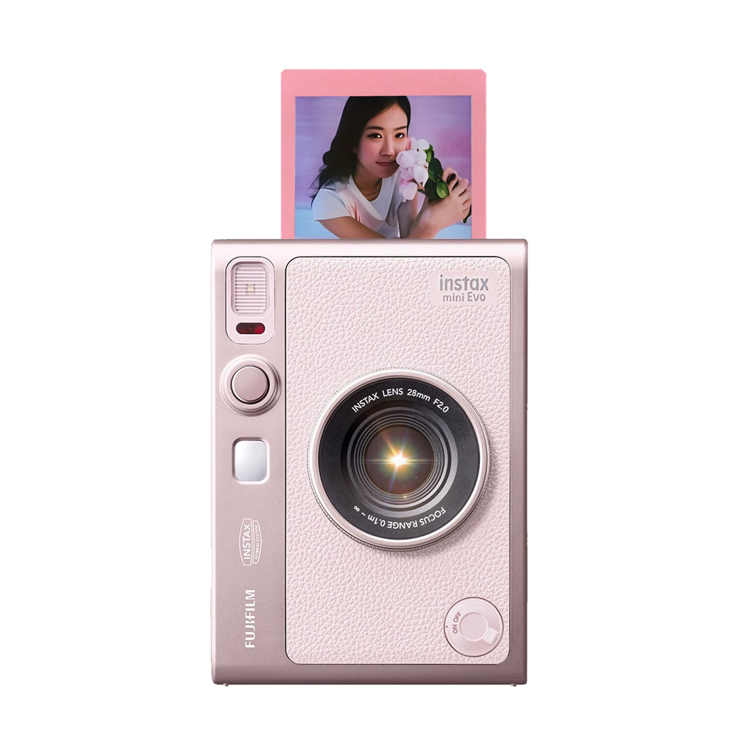 [520 Подарок] Фотоаппарат Fuji mini Evo Polaroid нежная роза Подарочная коробка One-shot цифровой аналог