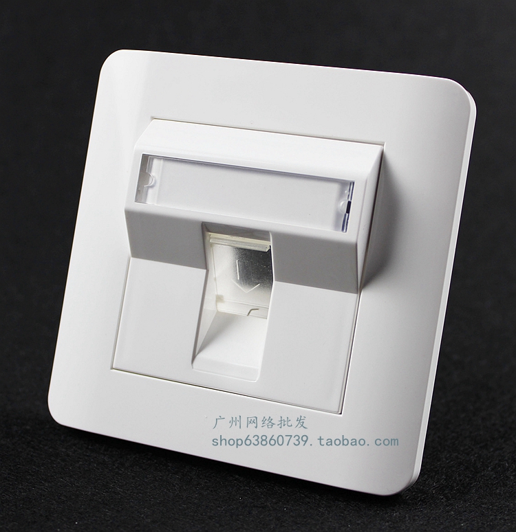 86 Type Inform Single-mouth Panel Module Panel New type transparent dust cover thickened One