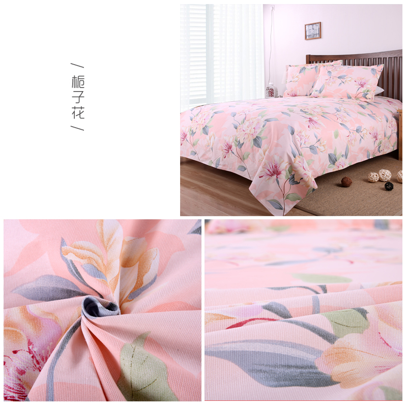 Fu cũ thô lanh in vải kép đơn ký túc xá khăn trải giường vải tatami đơn và nhỏ kang-Order - Khăn trải giường bộ ga giường cao cấp