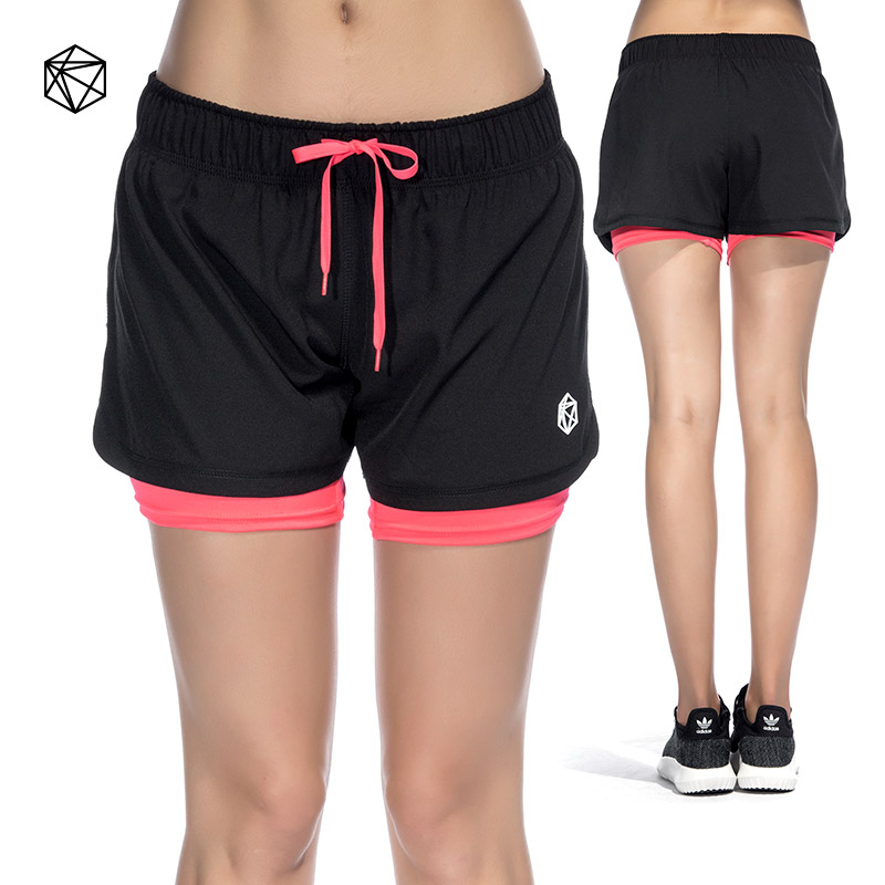 SILIK斯力克瑜伽短裤女紧身翘臀五分裤