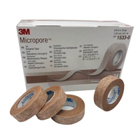 3M Цвет кожи дышащая лента 1533-1 Не тканя слезоточная лента Meat Color Rethable Latch 1533-0