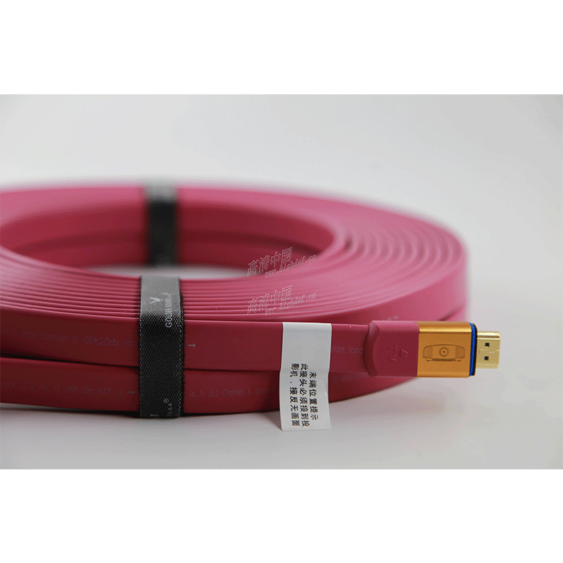 GoldenSound Qualdenschen 15 m 4K copper wire HD-A6100A high-definition HDMI with chip silver plated flat wire-Taobao